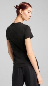 Puma super puma graphics tee in black - Model Shot 02