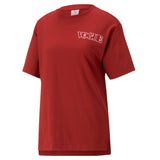 Puma x vogue relaxed tee women in red - Front View