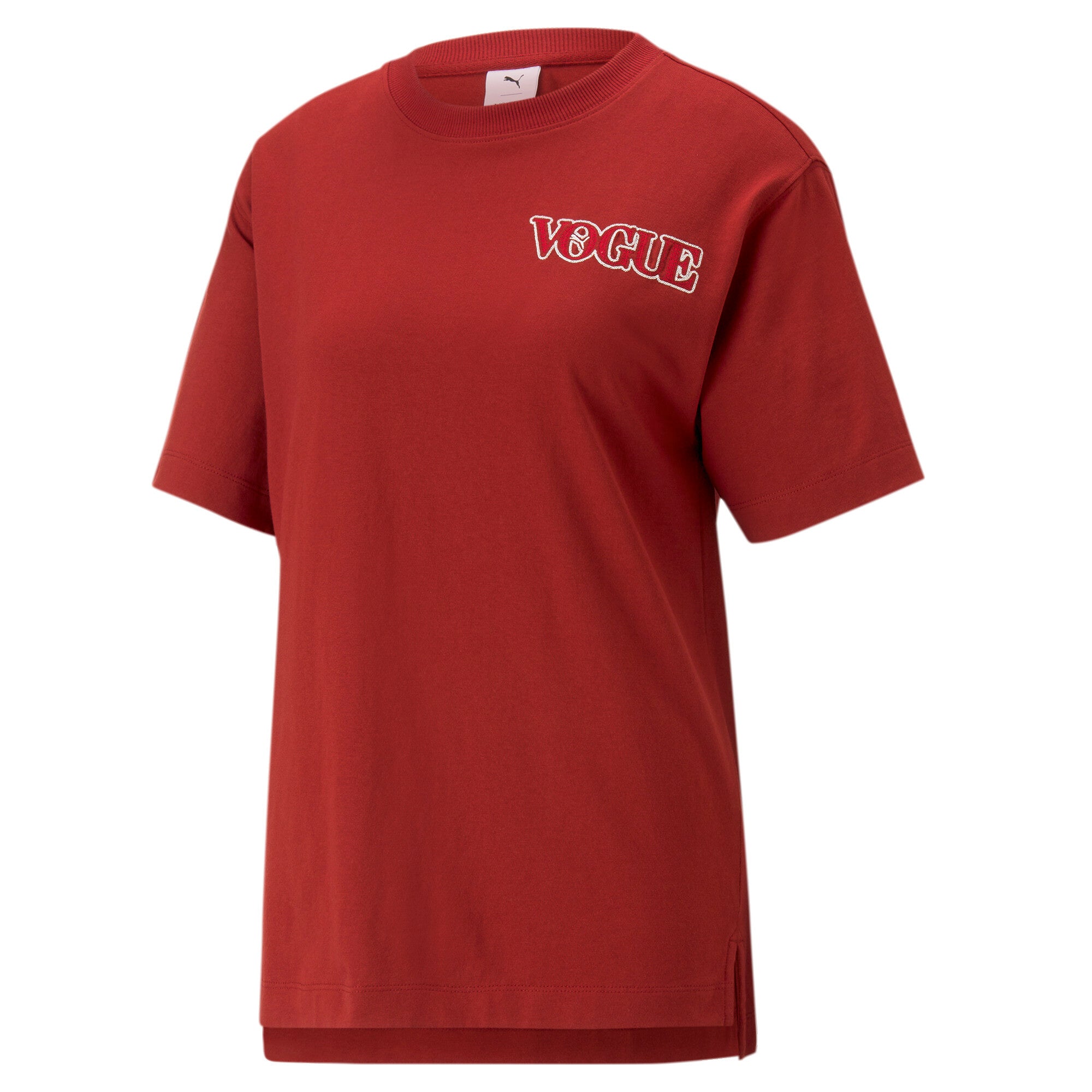Puma x vogue relaxed tee women in red - Front View