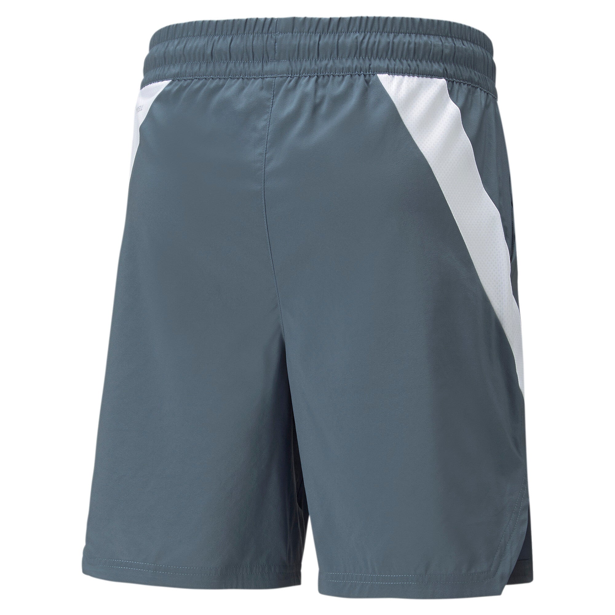 Puma training fit woven 7" shorts in gray - Back View