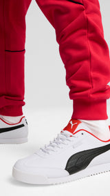 Puma scuderia Ferrari roma via sneakers in white and black - Model Shot 01