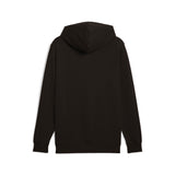 Puma essentials no. 1 logo hoodie in black - Back View
