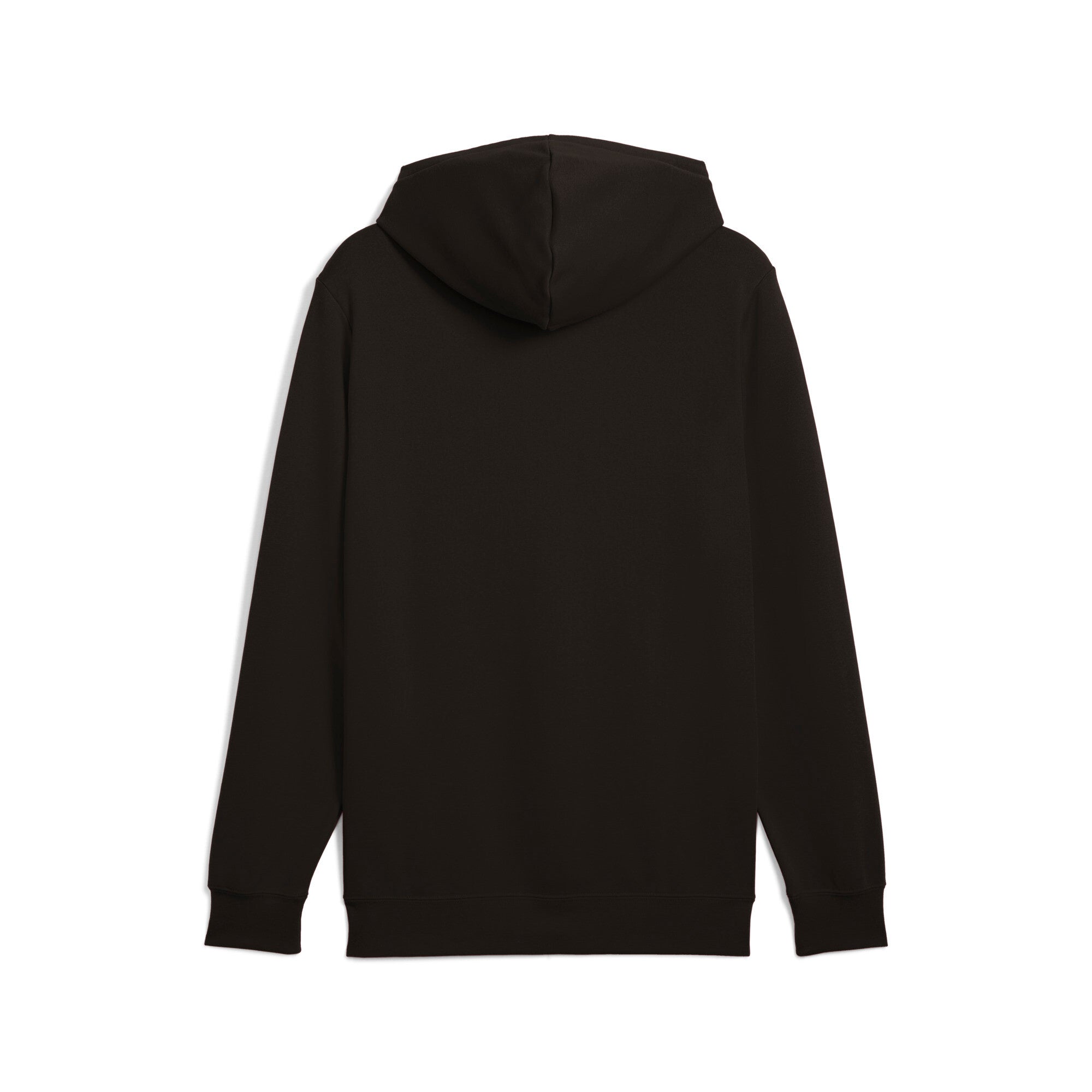 Puma essentials no. 1 logo hoodie in black - Back View