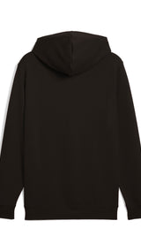 Puma essentials no. 1 logo hoodie in black - Back View