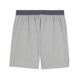 PUMA PWRTRAIN training shorts men in gray echo — back view