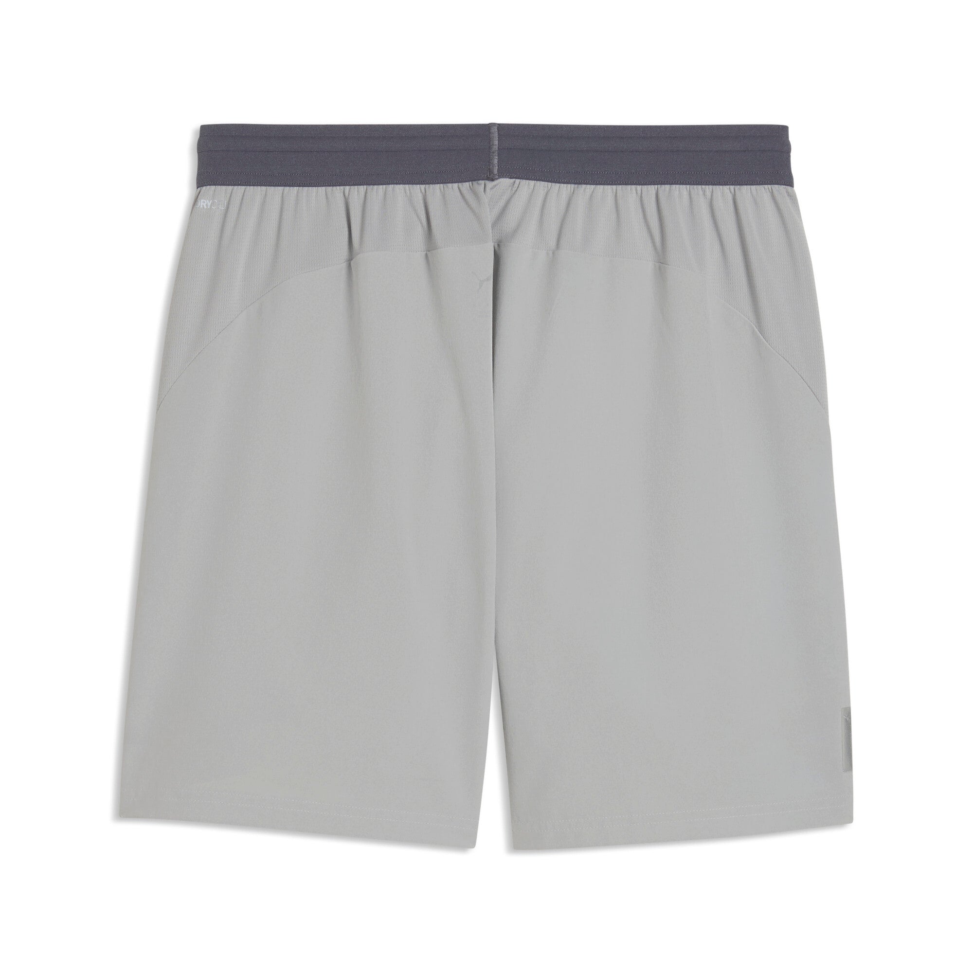PUMA PWRTRAIN training shorts men in gray echo — back view