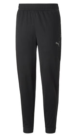 Puma train fit pwrfleece jogger in black - Front View