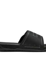 Puma royalcat comfort 2 slides in black and cool dark gray - Side View 03