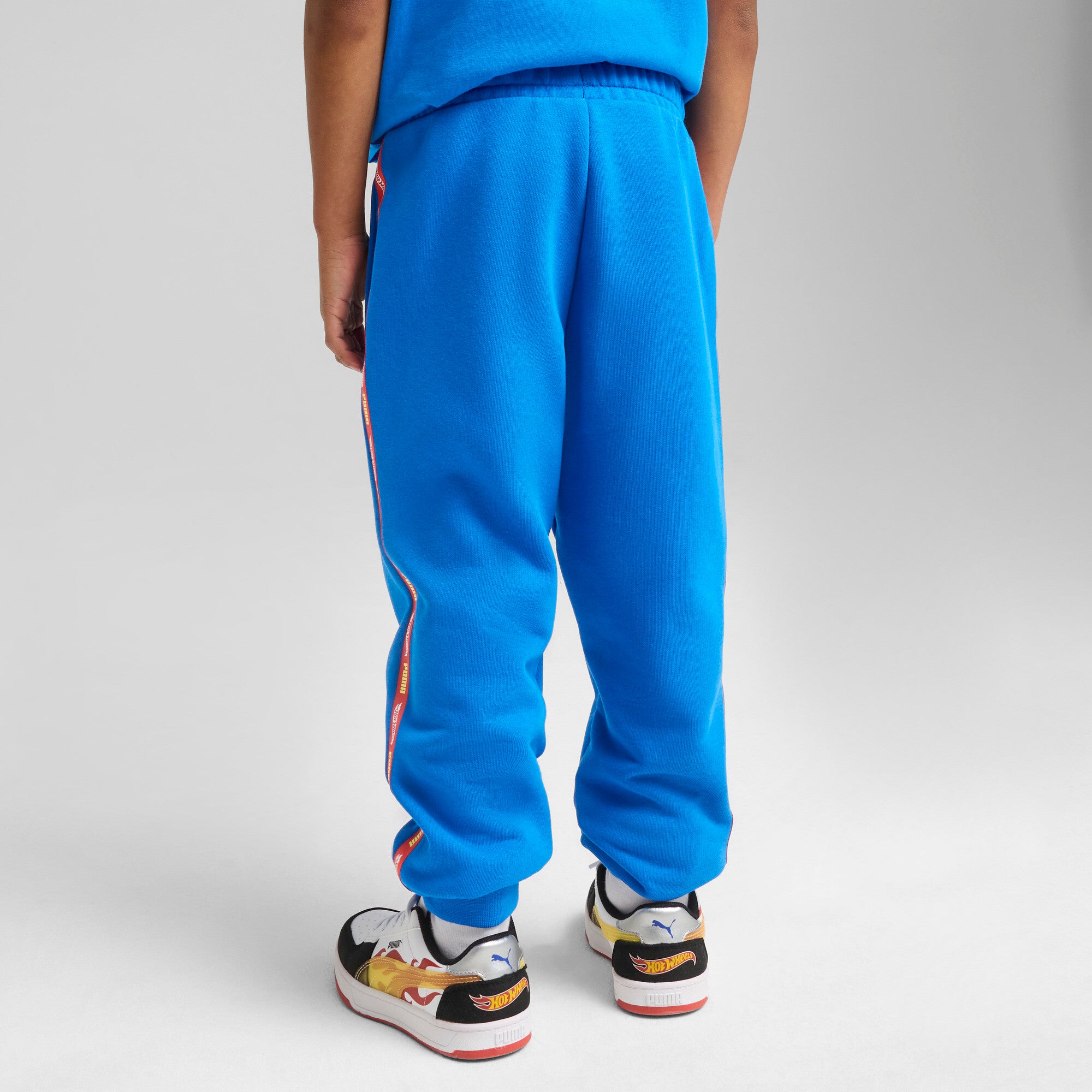 PUMA X HOT WHEELS™ sweatpants in light gray heather - team royal