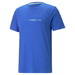 Puma run favourite logo tee men in black - Front View