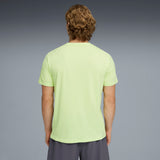 PUMA train all day essentials texture tee men in apple spritz — model shot 2