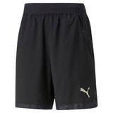 Puma training train off season 8" shorts in black - Front View