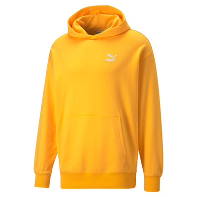Puma classics relaxed hoodie men in orange - Front View