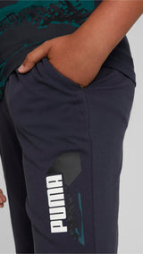 Puma alpha shorts in blue - Model Shot 03