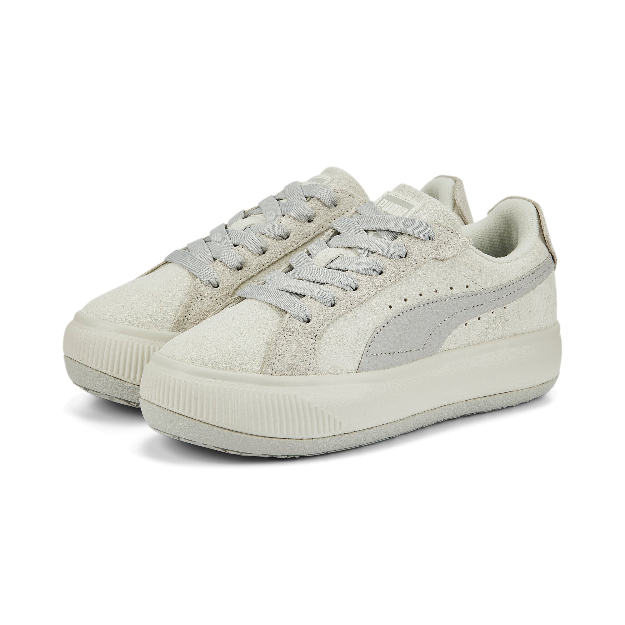 Puma suede mayu first sense sneakers in gray - Front View