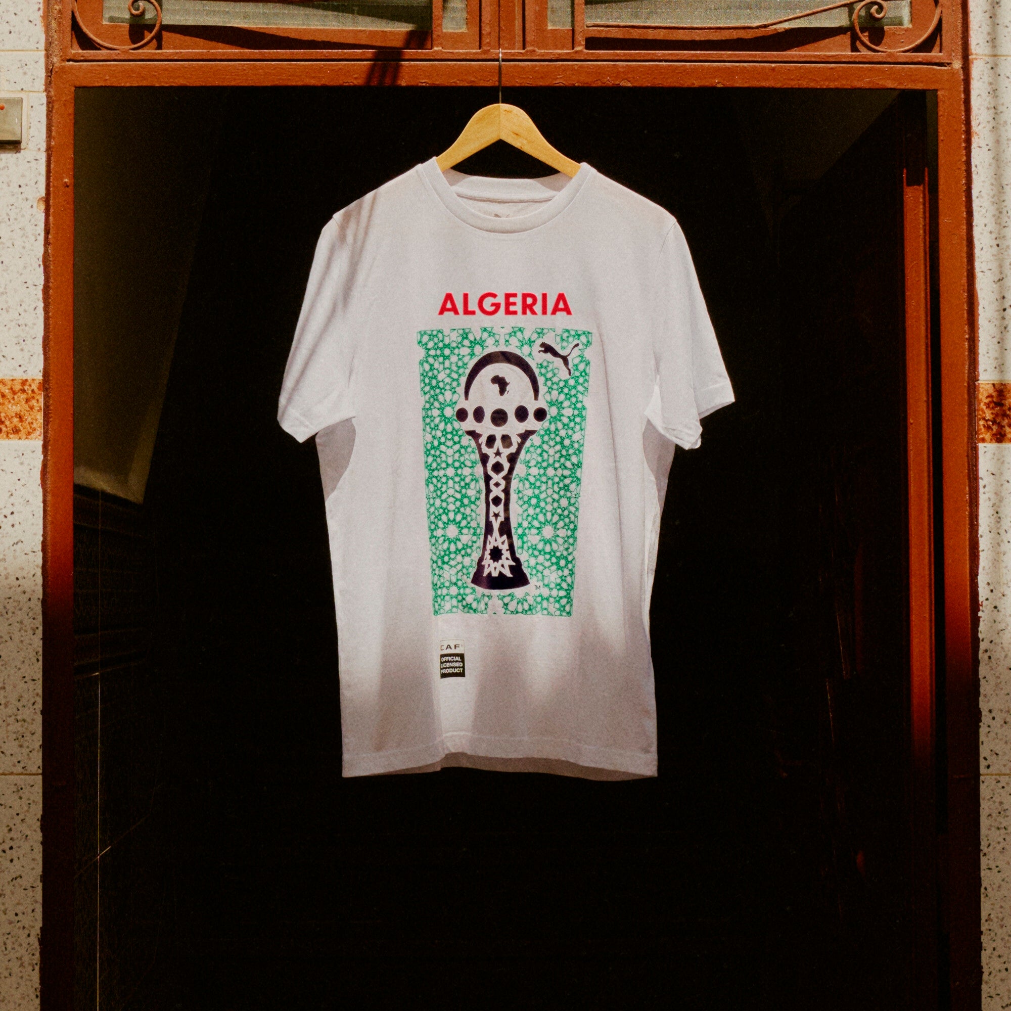 PUMA TotalEnergies CAF Africa Cup of Nations 2025 country tee in white - Detail View 03