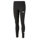 Puma essentials+ logo power leggings women in black - Front View