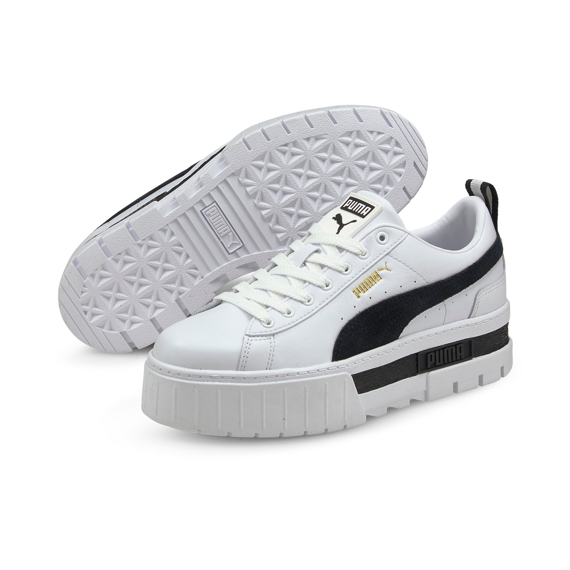 Puma mayze sneakers women in white - Front View