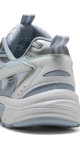 Puma milenio tech sneakers in white and peaceful blue - Back View