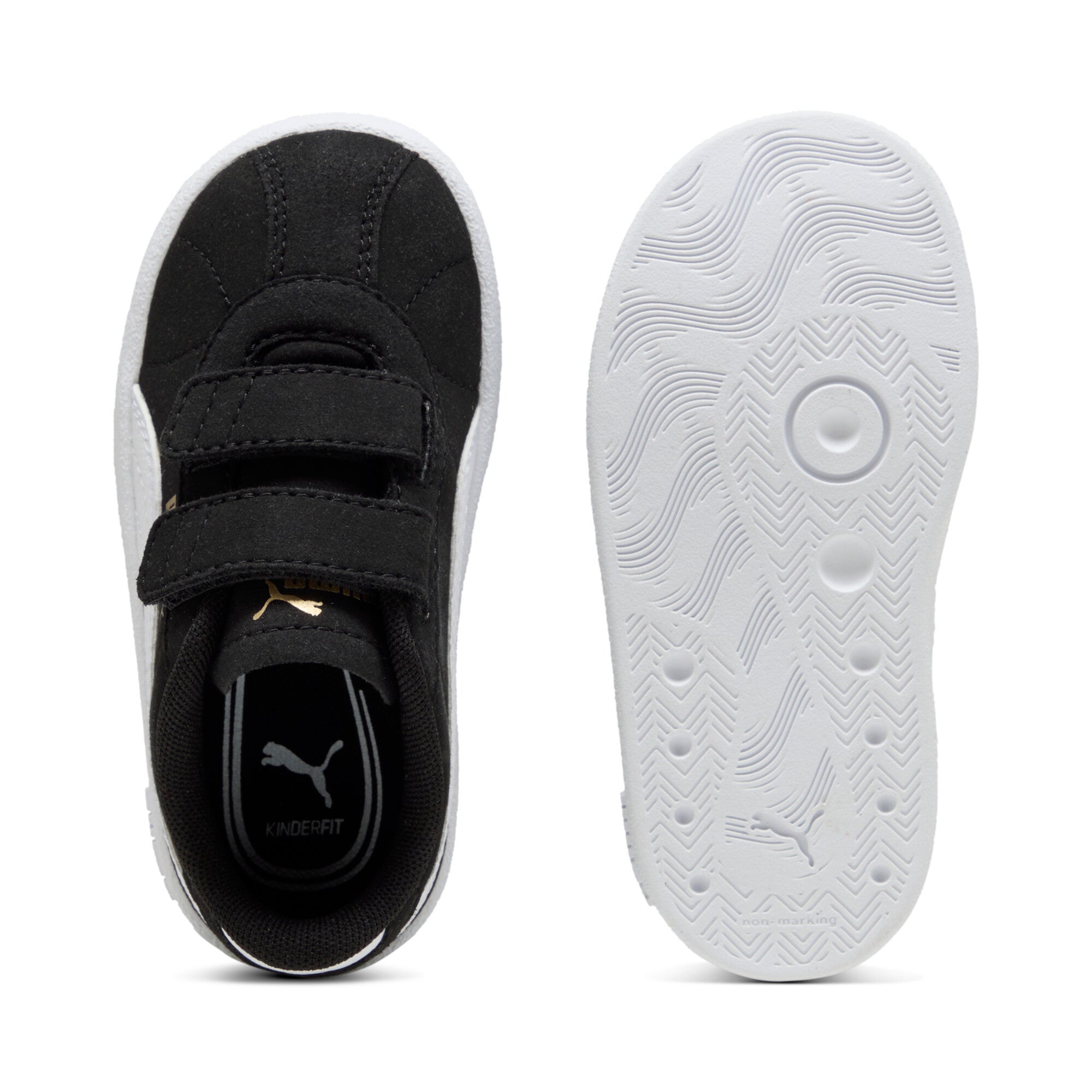 Puma club ii sneakers toddler in black - Side View 02
