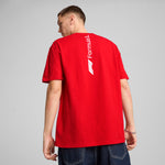 Puma F1® ESS+ relaxed graphic tee in black - Model Shot 02