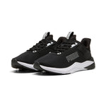 Puma ftr wave running shoes in black - Front View