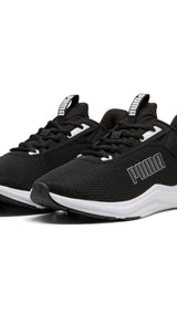 Puma ftr wave running shoes in black - Front View