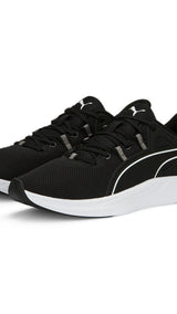 Puma better foam legacy running shoes in black - Front View