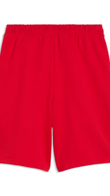 PUMA scuderia ferrari PM1 shorts men in rosso corsa — back view
