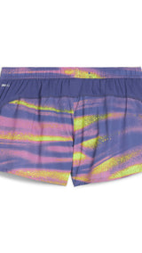 Puma VELOCITY all-over print 3" shorts in wild berry - Back View