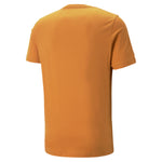 Puma essentials small logo tee men in beige - Back View