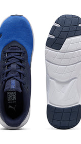 Puma FlexFocus lite modern running shoes in vivid blue and navy - Side View 02