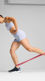 Puma lace high-waisted 5" short tights in cool weather - Model Shot 03