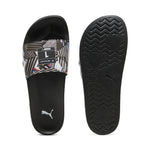 Puma swimming BMW M motorsport leadcat 2.0 graphic slides in black - Side View 01