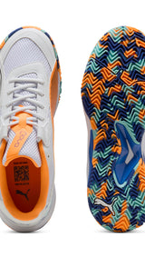 Puma nova court padel shoes in white - Side View 02