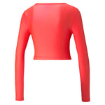 Puma modern sports long sleeve tee in black - Back View