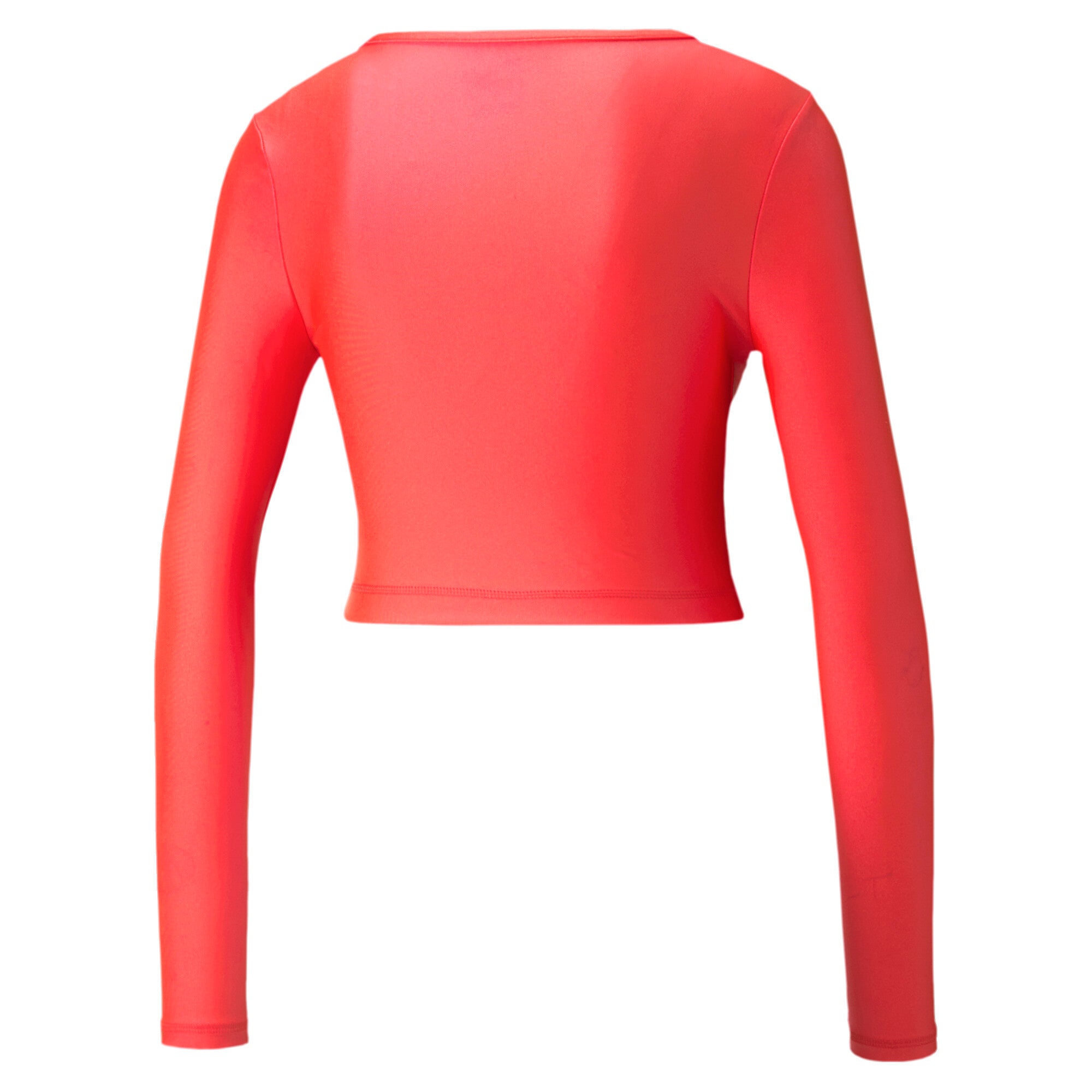 Puma modern sports long sleeve tee in black - Back View