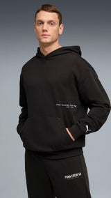 PUMA graphics training hoodie men in black