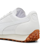 Puma easy rider leather sneakers in white - Back View