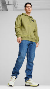 Puma BMW M motorsport SPEEDFUSION 2.0 sneakers in vapor gray and calming green - Model Shot 02
