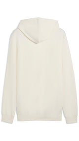 PUMA ESSENTIALS ELEVATED hoodie in light gray heather - no dye