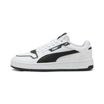Puma court classic street sneakers in white and black - Side View 01
