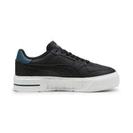 Puma cali court leather sneakers in gray skies and white - Side View 03