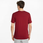 Puma train cloudspun bnd ss tee in intense red - Model Shot 02