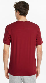 Puma train cloudspun bnd ss tee in intense red - Model Shot 02
