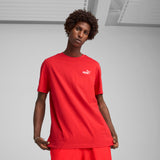 Puma essentials tape tee in for all time red - Model Shot 01