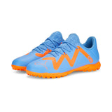 Puma future play tt football boots youth in blue - Front View