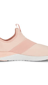Puma training better foam prowl slip on shoes in pink - Side View 03