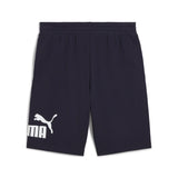 Puma essentials big no. 1 logo 10" shorts in black - Back View