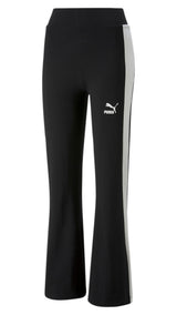 Puma t7 flared pants women in black - Front View
